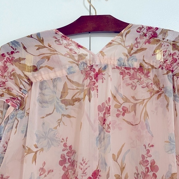 Vince Camuto Drawstring Extend Shoulder Tunic | Size:M - Picture 11 of 11